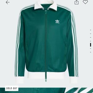 New w/tags Adidas Originals Beckenbauer trap top. Collegiate Green. Size XL.